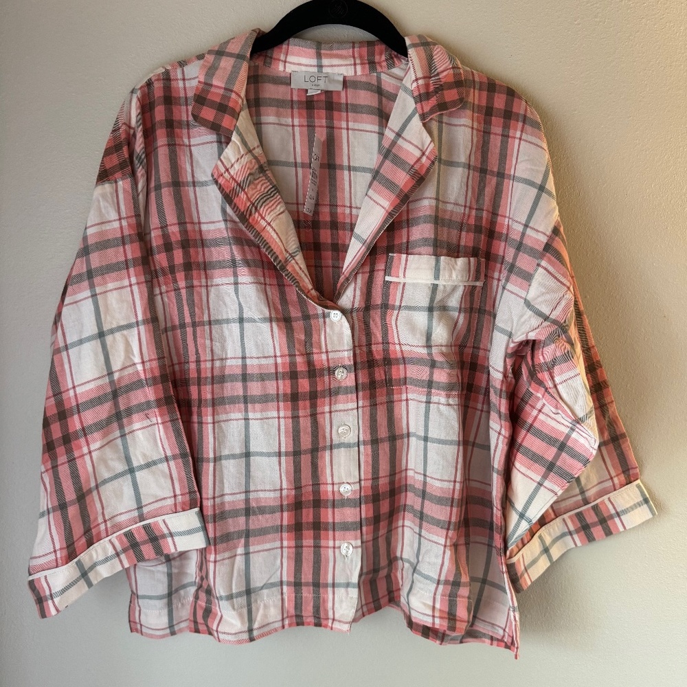Loft Plaid Pajama set